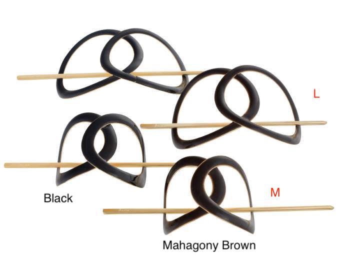 Ficcare Infinity Double Round Stick Barrette